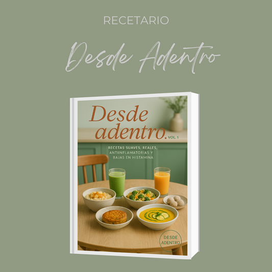 Desde Adentro - Volumen 1 - (recetas suaves, reales, antiinflamatorias y bajas en histamina)